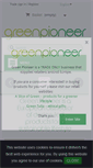 Mobile Screenshot of greenpioneer.co.uk